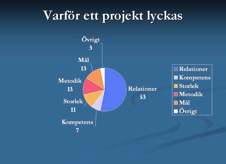 Projekt lyckas